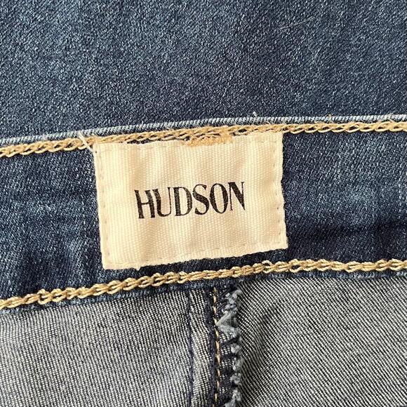 Hudson Kids Skinny Jeans Flap Triangle Pocket Distressed Girl's Size 10 - Picture 4 of 6